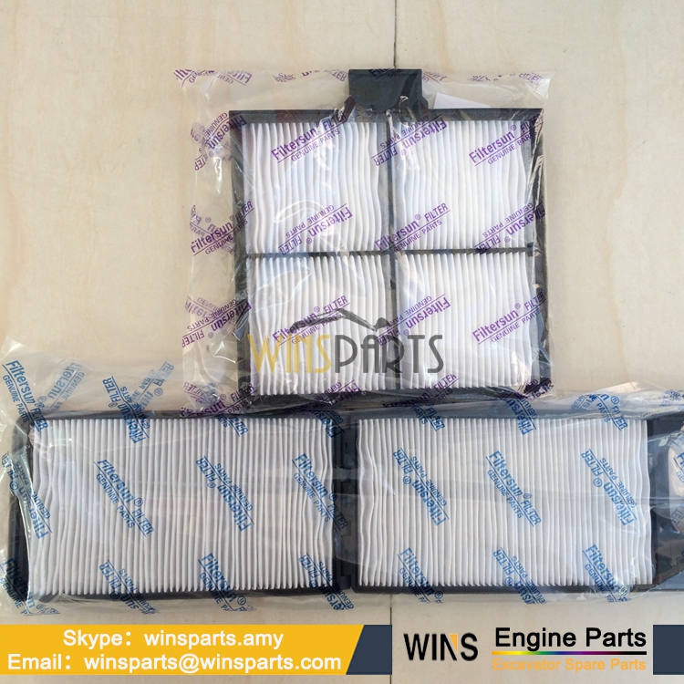 YN50V01015P3神钢挖机空调内滤芯