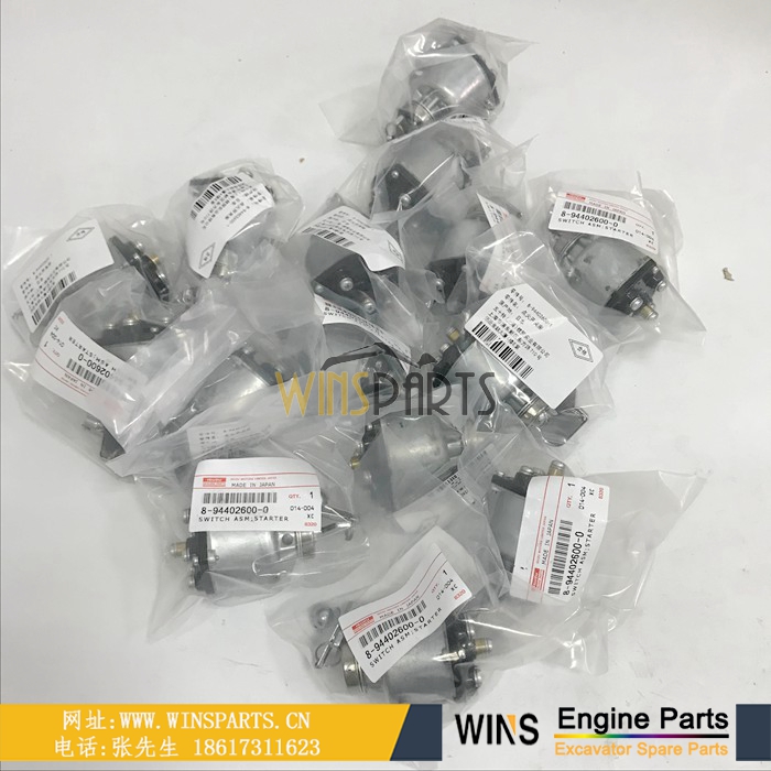 8-94402600-0 8-94402500-0 五十铃6BG1 6RB1 6BD1 钥匙点火开关