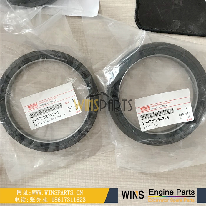 8-97382955-0 8-97209342-3 4HK1 6HK1 曲轴油封