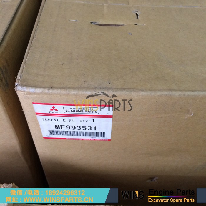 ME993531 VAME993531 三菱 6D34  活塞 四配套组件 