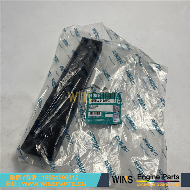 YN21C02048P1 神钢 水箱 散热器 边门 隔音棉 橡胶 减震