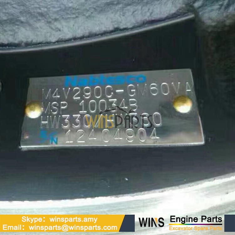 LC15V00023F2 日本纳博Nabtesco M4V290/170C GM60VA 行走马达总成配件用于SK330-8 SK350-9 SK350-6 SK330LC-6E 挖掘机
