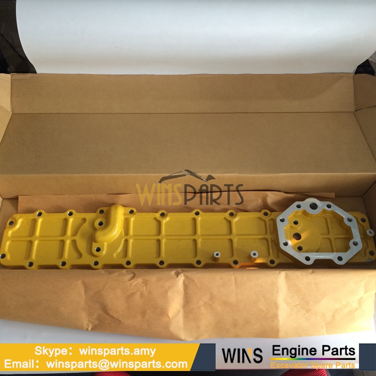 1252971 125-2971 卡特挖掘机E320B E320C E320C机油散热器芯 <a href=//www.mentye.com/Engine-Mitsubishi.html target='_blank'>三菱</a>S6K-T散热边盖