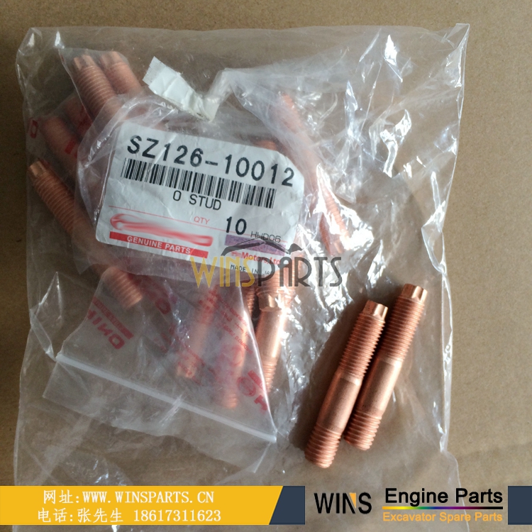 SZ126-10012 神钢日野J08EJ05E发动机双头螺丝 VH932108600A 935910127A 933110700A 932108300A VH932108300A VH934910159A