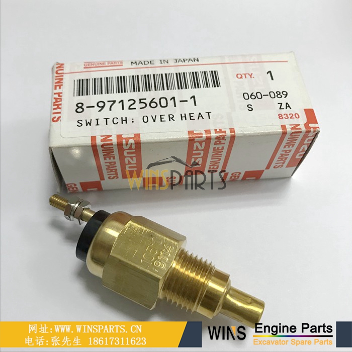 8-97125601-1 8971256011 8-97125-601-1 五十铃6RB1 6BG1 4BG1发动机水温传感器<a href=//www.mentye.com/riliwajueji.html target='_blank'>日立</a>