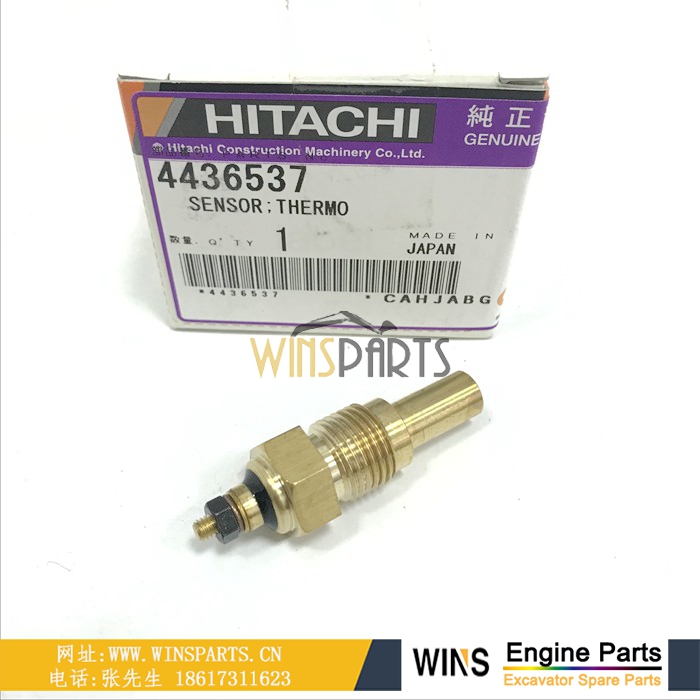 日本原装进口4436537 ZX110 ZX120 ZX130 ZX200 ZX230 ZX225 ZX250 <a href=//www.mentye.com/riliwajueji.html target='_blank'>日立</a>挖掘机水温传感器