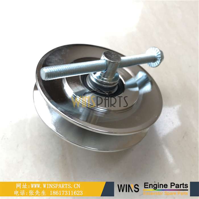 4346770 8-94399957-0 8943999570 <a href=//www.mentye.com/riliwajueji.html target='_blank'>日立</a> 空调压缩机 皮带轮 涨紧轮 用于日立EX100-5 EX120-5 EX130H-5 EX200-5 挖掘机空调配件配件