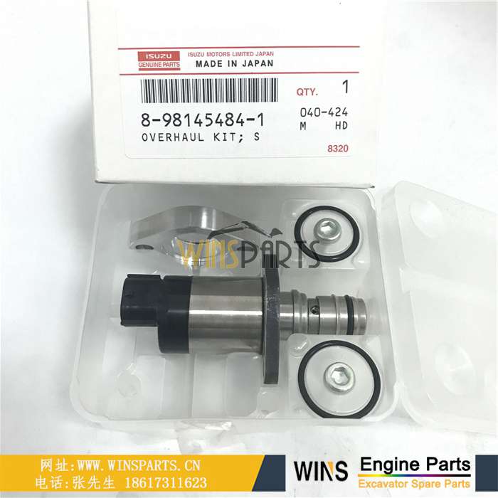 898145-4841 8-98145-484-1 8-98145484-1 8981454841五十铃 4JJ1 发动机柴油泵 SCV 阀 吸入控制阀 用于日立 约翰迪尔挖掘机配件