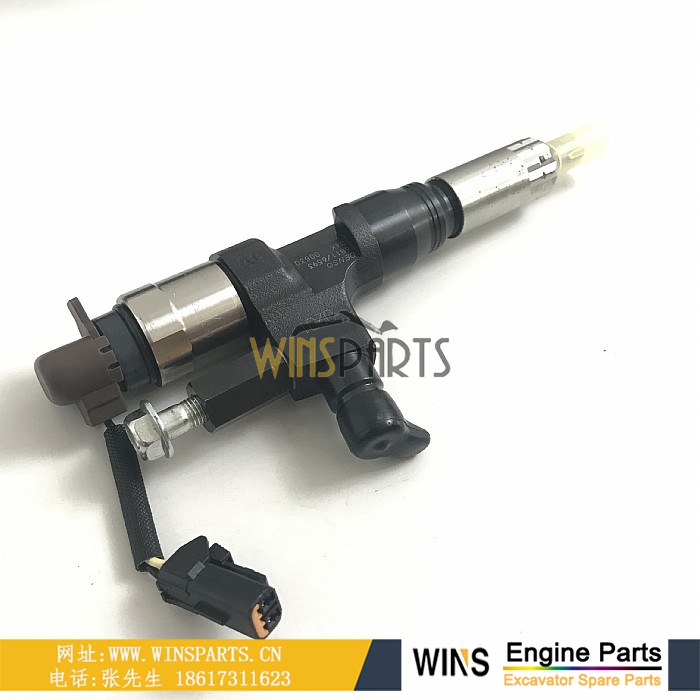 VH23670E0010 VH23670E0400 09500-6593 23670-E0010 239101430A 日本原装日野J08E J08C 发动机喷油器总成 柴油共轨喷射器用于神钢 SK350-8 SK330-8挖掘机配件