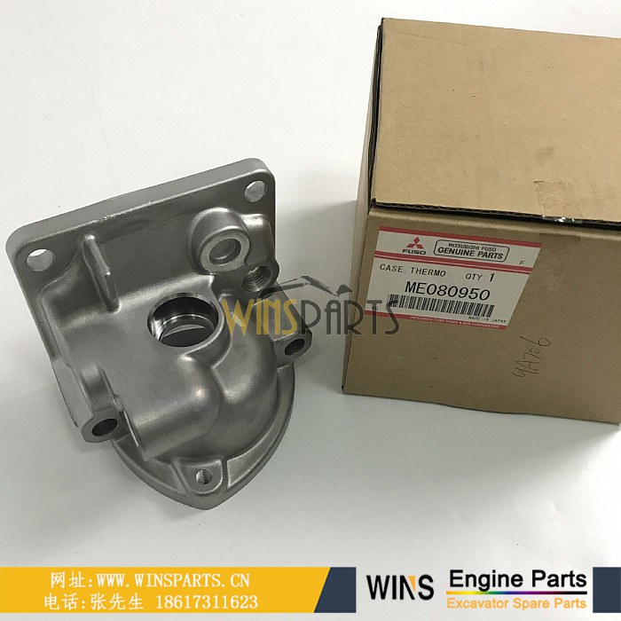 ME080950 VAME080950 ME051714 VAME051714 <a href=//www.mentye.com/Engine-Mitsubishi.html target='_blank'>三菱</a>6D24 6D34 6D31 发动机节温器 底坐座子 外壳用于神钢SK200-6 SK210-6 SK230挖掘机配件