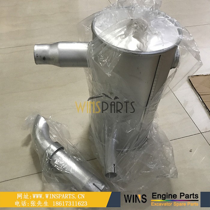 YT12P00013P1 原装 优质 发动机 消声器 带 排气管 进气管 用于神钢SK75-8 SK80 SK70挖掘机配件
