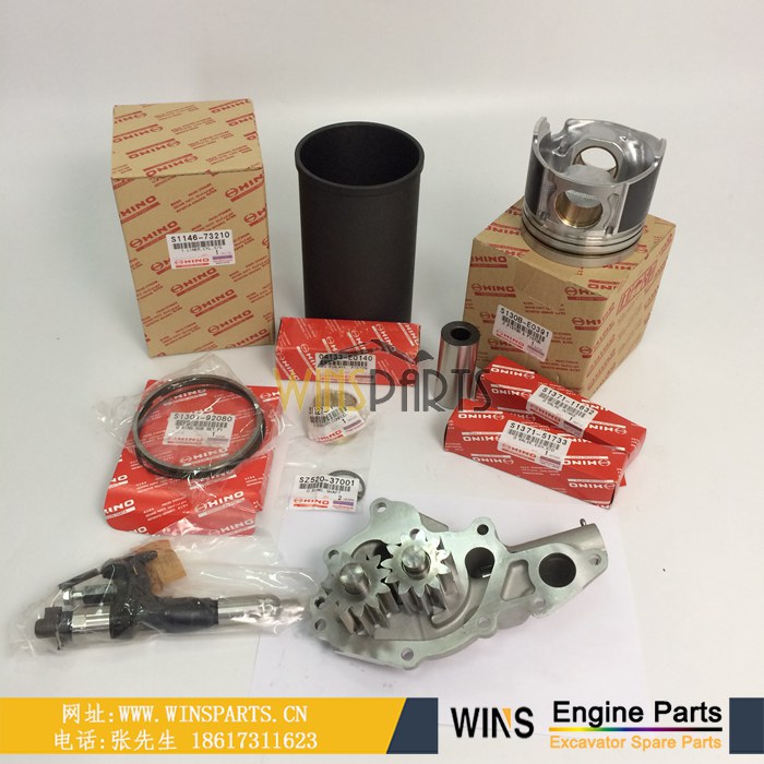 VHS040130270A VHS040130269A VHS040130268A日野 J05E J08E发动机 A B C 缸套维修 活塞环套装 四配套 活塞肖组件用于神钢<a href=//www.mentye.com target='_blank'>挖掘机配件</a>