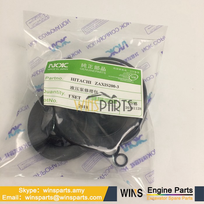 4451039 0408207 0424903 4486487 <a href=//www.mentye.com/riliwajueji.html target='_blank'>日立</a>液压泵 O RING 密封圈修理包 油泵 油封 修理包 齿轮泵油封 修理套装 用于日立ZX200-3 ZX210-3 ZX225 ZX240ZX250 ZX270 ZX280 挖掘机配件