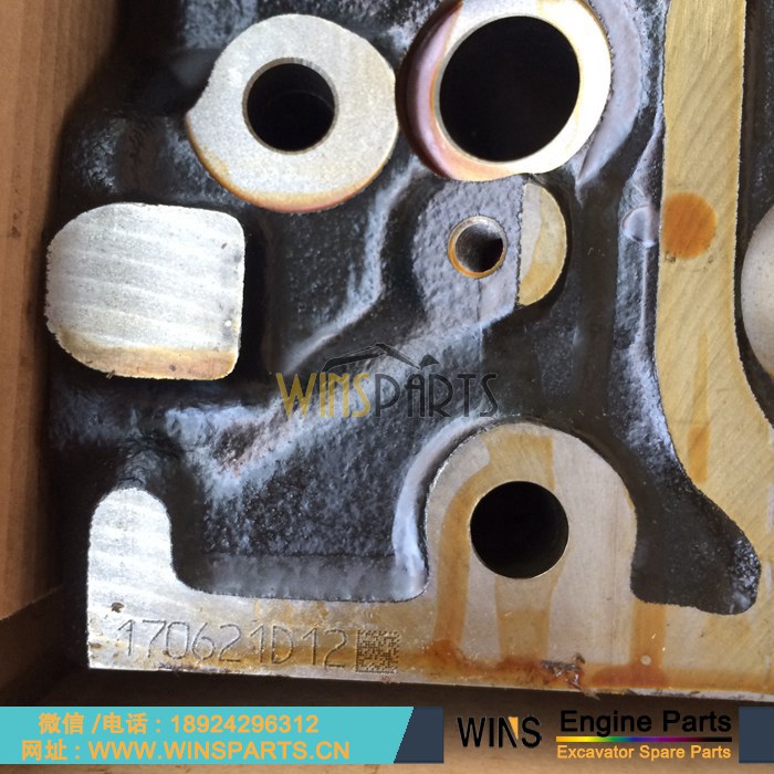 1-11110938-0 1-11110906-0 1111109380 1111109060五十铃 6BG1 6BG1-TRA 6BG1T发动机缸盖总成 用于日立 ZX200 ZX210 ZX200-3G 约翰迪尔210 225CLC 挖掘机配件