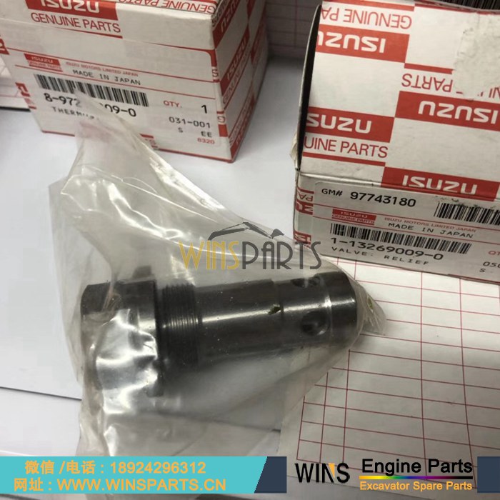 1-13269009-0 1132690090 1-13269009-0 1132690090 原装五十铃6WG1 机油冷却器 泄压阀 溢流阀<a href=//www.mentye.com/riliwajueji.html target='_blank'>日立</a> ZX450 ZX450H ZX470-5B ZX450-3 ZX470-5G 挖掘机配件