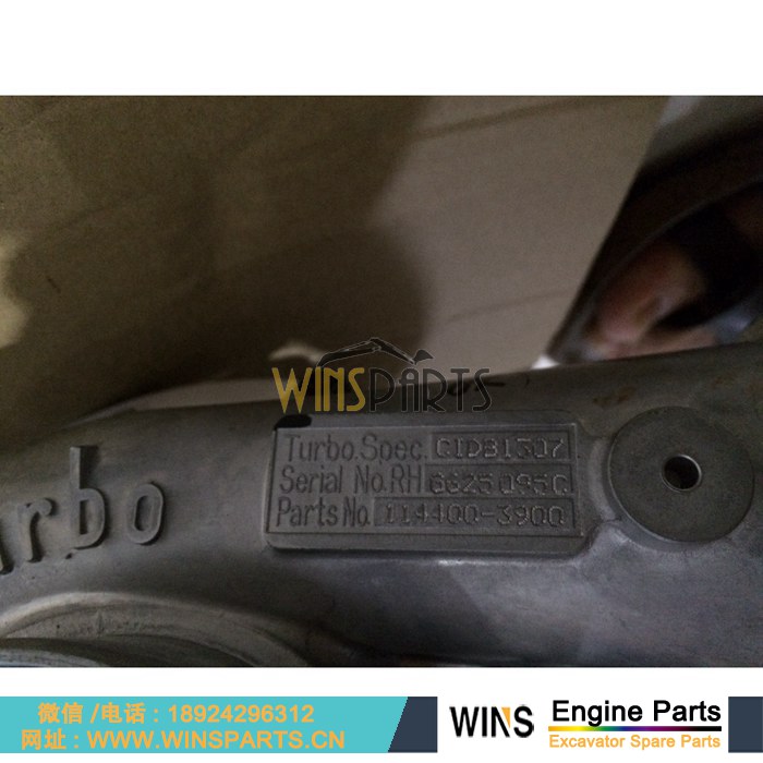 1-14400390-0 1144003900 1-14400-390-0 114400-3900 原装日本 五十铃 6HK1T 6HK1 发动机增压器 用于日立ZX350LC ZX330-3G ZX350 ZX330挖掘机配件