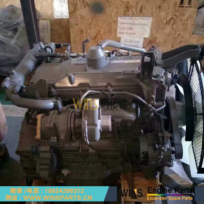 4612752 4681622 4686911 原装日本 中国五十铃 4HK1-XYSA 4HK1 发动机总成 完整柴油发动机引擎用于日立ZX200-3 ZX210-3 ZX240-3 挖掘机配件 