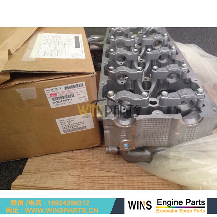 8-98223019-1 8982230191 8-98223-019-1 898223-0191 原装日本五十铃 4JJ1T 4JJ1 发动机缸盖总成用于<a href=//www.mentye.com/riliwajueji.html target='_blank'>日立</a>ZX120-3 ZX110-3 约翰迪尔 135D 挖掘机配件