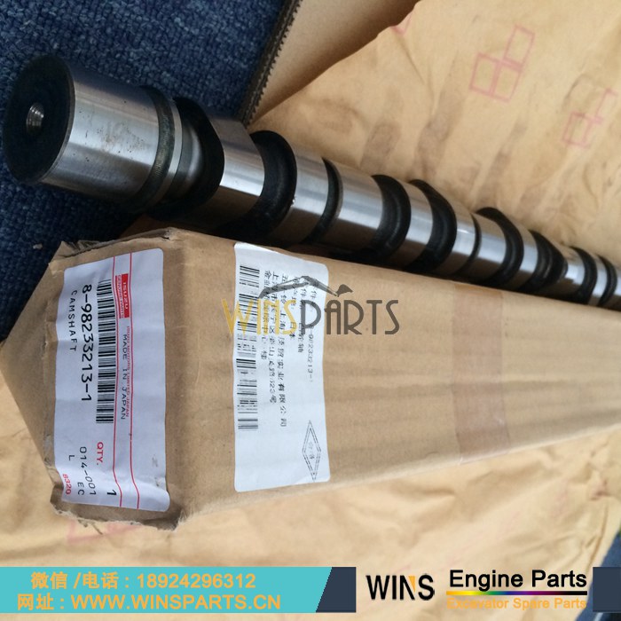 8-98233213-1 8982332131 8-98233-213-1 898233-2131 原装日本五十铃6HK1T 6HK1 发动机凸轮轴 偏心轴总成 用于五十铃货车 卡车维修配件