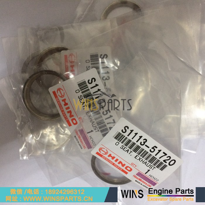 VH11135E0040 11135-E0060 11135-E0040 VH111311520A VH111351760A 原装日野 气门 座圈 进气门座圈 坐垫用于神钢<a href=//www.mentye.com target='_blank'>挖掘机配件</a>