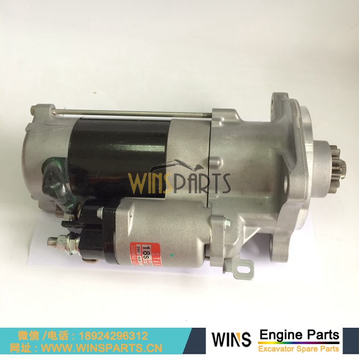 28100-E0303 VH28100E0010 VH28100E0300 28100-2874A 原装日本 日野 P11C 发动机 启动马达 24V 6KW 起动机 用于神钢 SK460-8 SK485-8挖掘机配件