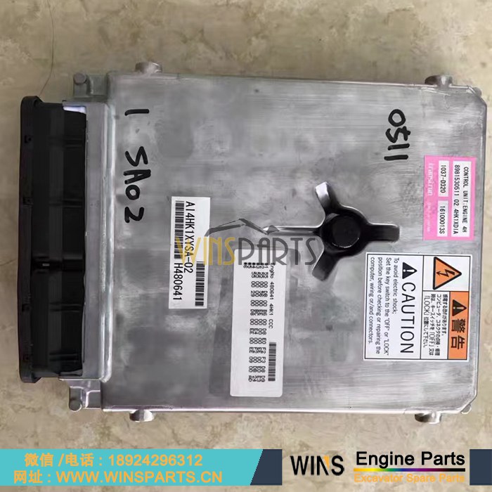 8-98153051-1 8981530511 五十铃 4HK1 发动机 控制单元 ECU 电脑板 控制器 用于 日立 ZX210W-3 ZX240-3 ZX200-3 ZX225USR-3 ZX210H-3 ZX210K-3 ZX210-3 挖掘机配件
