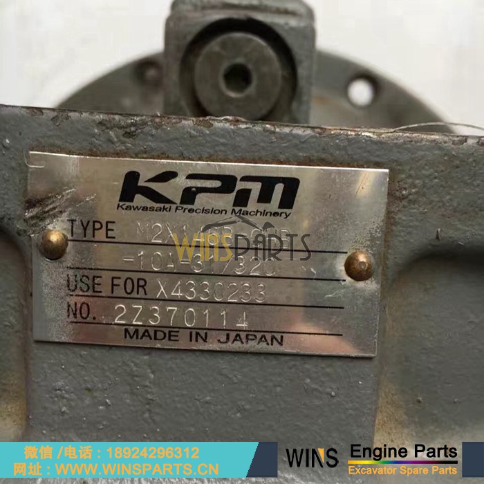 4330233 M2X146B-CHB-10A 川崎 M2X146B 回转马达 旋转马达总成用于日立EX220-5 EX230-5 EX230H-5 EX230K-5 EX230LC-5挖掘机配件