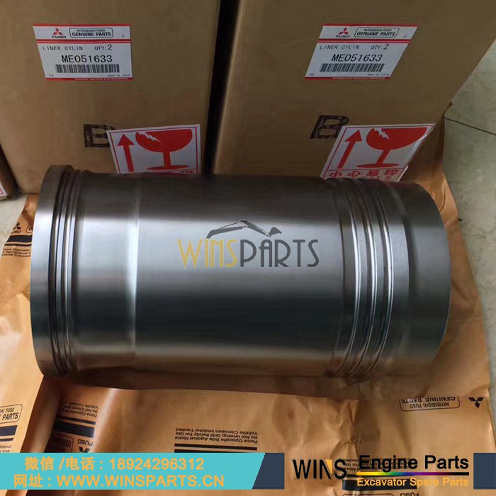 ME051633 VAME051633 VAME051632 132312A1 132313A1 VAME051634 ME051632 ME051634 原装日本 <a href=//www.mentye.com/Engine-Mitsubishi.html target='_blank'>三菱</a> 6D24-TEB 6D22 6D24 6D22-TC 发动机 活塞 缸套 缸筒 用于神钢 SK400LC SK480LC-6E SK480-6 挖掘机配件