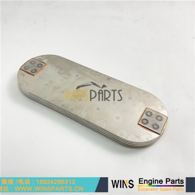 8-97334100-2 8973341002 8-97334100-1 原装 五十铃4HK1 机油散热器芯 用于<a href=//www.mentye.com/riliwajueji.html target='_blank'>日立</a> ZX200-3 ZX210-3 ZX240-3 约翰迪尔245GLC 230GW 190GW 挖掘机配件