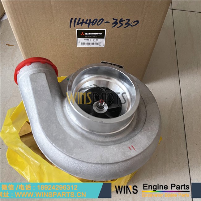 1-14400353-0 114400-3530 1144003530 原装五十铃 6SD1T 6SD1 发动机增压器 总成 EX300-5 EX345USR EX350H-5 EX350K-5 EX370HD-5 EX385USR挖掘机配件