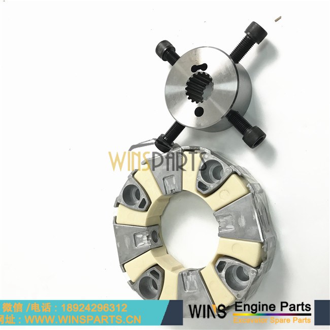 LC30P01010S009 2418U153S5 LC30P01023S004 液压泵 主泵 连接胶 铝块 花键齿 连接齿 总成 用于神钢 SK330-8 SK350LC-8 SK350-9 挖掘机配件