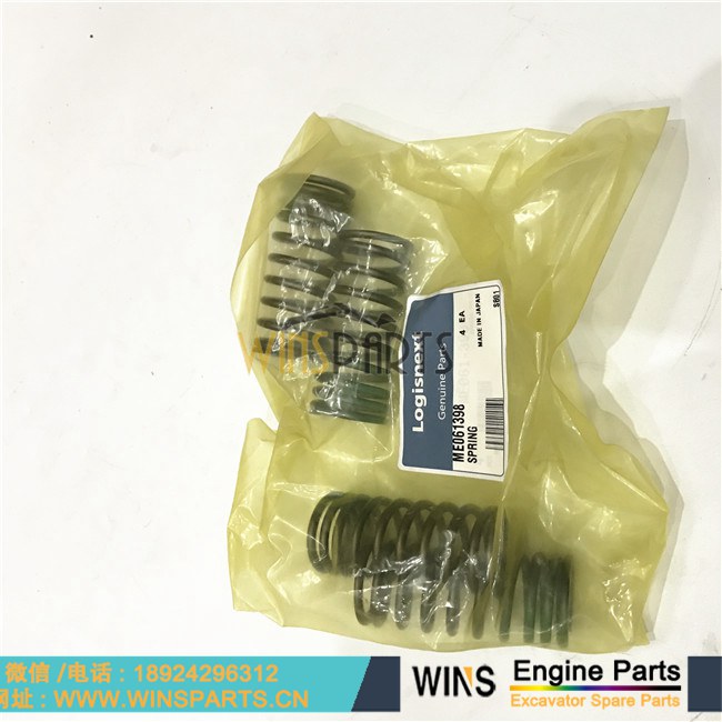 132520A1 ME061398 VA3110400402 VA3120470400 VAME061398 31104-00402 31204-70400 原装日本 <a href=//www.mentye.com/Engine-Mitsubishi.html target='_blank'>三菱</a> 6D24 6D22 发动机 气门弹簧 凸轮轴 偏心轴 用于神钢 挖掘机配件