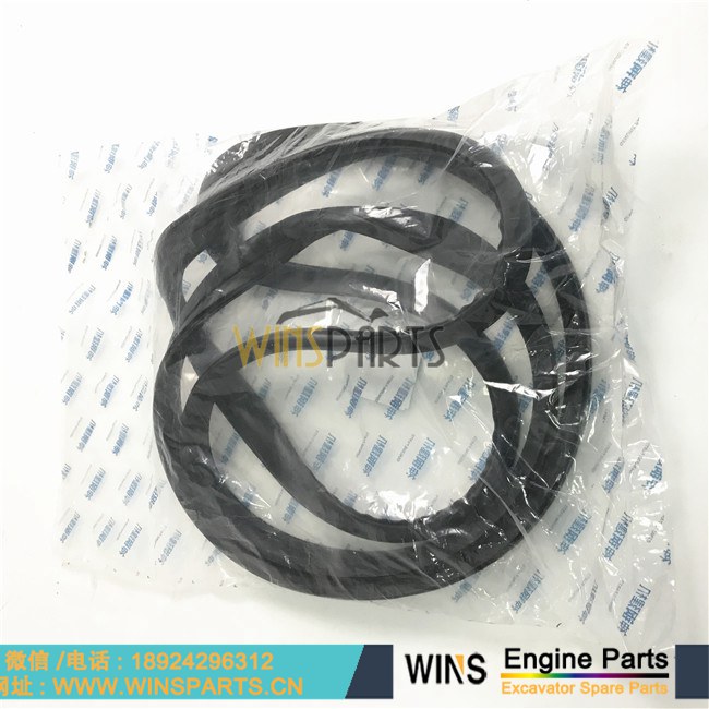 YN02C01821P1 驾驶室 门窗胶条 玻璃 密封条 橡胶条 用于神钢 SK250LC-6E SK260 SK160LC SK160LC-6E SK290LC SK290LC-6E SK170-8挖掘机配件