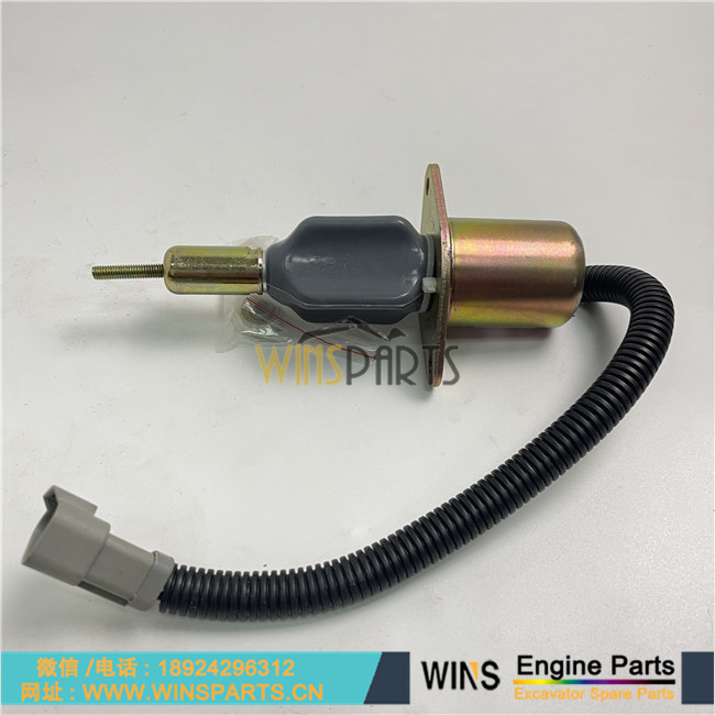 6742-81-9140 6743-81-9140 3930234 6743-81-9141 4063712 康明斯6D102 6D114 油门熄火开关 熄火电磁阀用于小松PC360-7 PC300-7 PC300HD-7 挖掘机配件