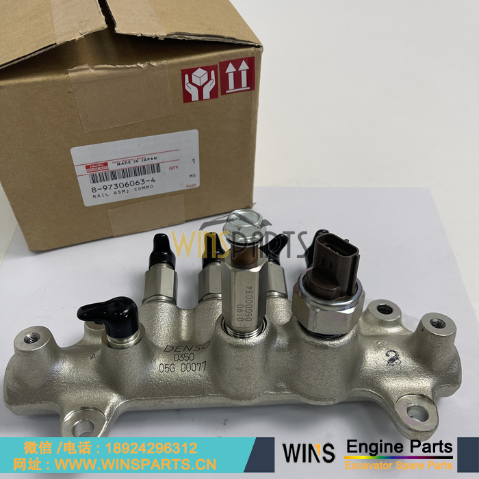 8-97306063-3 8-97306063-2 8973060633 8973060632 原装日本五十铃4HK1T 4HK1发动机 燃油共轨 高压共轨喷油器 用于<a href=//www.mentye.com/riliwajueji.html target='_blank'>日立</a>约翰迪尔ZX210 ZX240 ZX230 ZX250 挖机配件